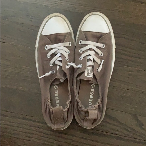 green slip on converse